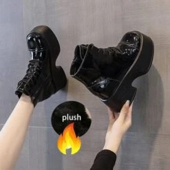 Julie Platform Saddle Shoes -Gothic Clothing Store 3 15635ce8 569c 4d6d b4b8 57ff37aa309a