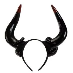 Devilish Lolita Ox Horn Headband -Gothic Clothing Store 3 1d4320d1 63dd 45f9 9408 88e5524ba30f