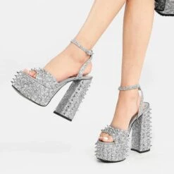 Hell's Thorns Platform Sandals -Gothic Clothing Store 3 278e9b5c f48d 496f a2d2 5219a9495c67