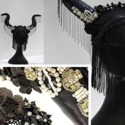 Devilish Ox Horns Headdress -Gothic Clothing Store 3 27980055 f1d5 4da4 ab6b 2fecc7d55263