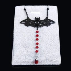 Gothic Bat Stainless Steel Chain Necklace -Gothic Clothing Store 3 283cba61 e6f8 4f9a 9eb7 89fbf4b151cb