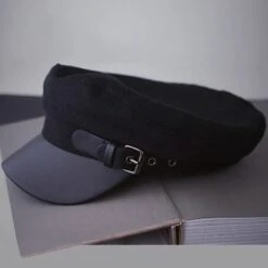 Hats Off Buckle Newsboy Cap -Gothic Clothing Store 3 32d08fbe fb1a 4e54 a259 85f4ea212128