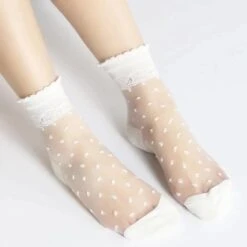 Sweet Nightmare Polka Dot Lace Socks -Gothic Clothing Store 3 3cc521dd 011d 4b00 a10d ada2ed65f90c