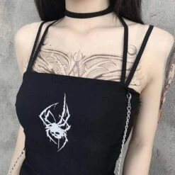 Reflective Death Crawler Mini Dress -Gothic Clothing Store 3 426c1dad b5c1 4b06 bbe7 7b3fe212c1f6