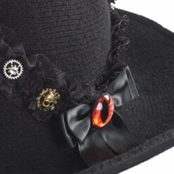Laurie Gothic Witch Hat -Gothic Clothing Store 3 508b1135 7b5a 42e8 98be 765f3802973d