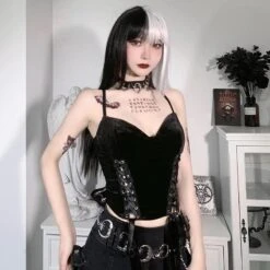 Delusion Black Cami Top 9 Delusion Black Cami Top -Gothic Clothing Store 3 5114d7b7 6cc9 4369 b2af 40883f3cd910