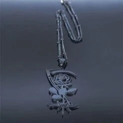 Reaper's Love Stainless Steel Necklace -Gothic Clothing Store 3 59c99ea0 90c1 479b 98b4 48097c14f164