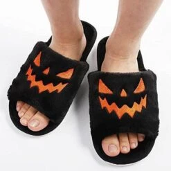 Haunted Pumpkin House Slippers -Gothic Clothing Store 3 5eac4950 2811 4f15 885f aac44f5105d7