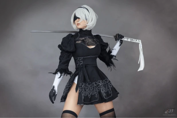 Nier Black Dress 3 Nier Black Dress - Image 3