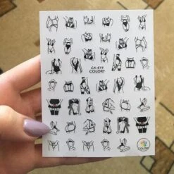 Abstract Girl Nail Stickers 16 Abstract Girl Nail Stickers -Gothic Clothing Store 3 6980c643 122f 4b25 b594 2e4afbb93346