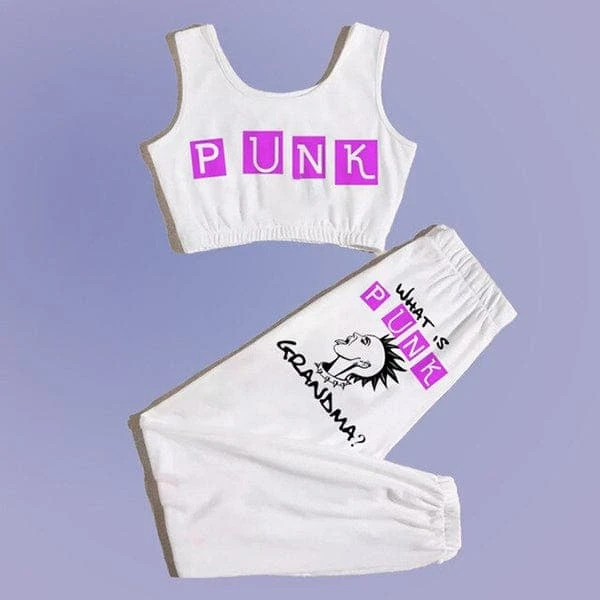 Just Kill Me Crop Top Jogger Set 5 Just Kill Me Crop Top Jogger Set - Image 5