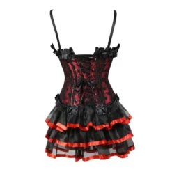 Polka Dot Overbust Corset Dress -Gothic Clothing Store 3 72cfbcd0 e228 44e9 b0f5 51d0db32d570