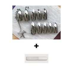 Metallic Angel Nails -Gothic Clothing Store 3 73e430f6 0c42 430b b3db 4c7aa8999135