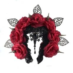 Gothic Rose Skeleton Headband -Gothic Clothing Store 3 7ac817f5 a323 4cf0 b1bf b01a053bd7db