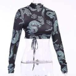 Backless Dragon Crop Top -Gothic Clothing Store 3 7ba7daa3 6434 414a a428 26b7413f8463