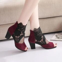 Chiffon Mesh Shoes -Gothic Clothing Store 3 83afba73 a63b 42d8 a5e5 e5b9662a7e99