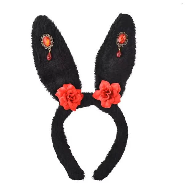 Lolita Cosplay Rabbit Ears Headband 4 Lolita Cosplay Rabbit Ears Headband - Image 4