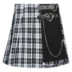 Crime Love Plaid Mini Skirt -Gothic Clothing Store 3 9ae70fad 8cf1 4f54 9276 f474814b56cc
