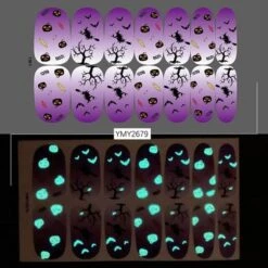 Spooktacular Glow In The Dark Nail Stickers -Gothic Clothing Store 3 a0ebe490 76f5 430e afbb 0d54aa535988