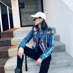 Faux Leather Fashion Rider Jacket -Gothic Clothing Store 3 c159ca0a dda5 44fa 991c ad1771b8250a