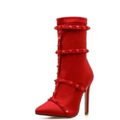 Sexy Rivet Cage Boots -Gothic Clothing Store 3 c38b9a5e 64d5 4495 8e0e 7be6bfa530f8