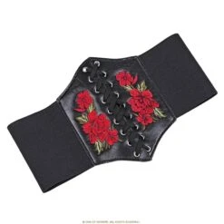 Brutal Bloom Black Corset Belt -Gothic Clothing Store 3 c85fccd9 7cf7 4529 8ec9 a74fb93b7aa6