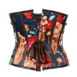 Vintage Punk Floral Corset -Gothic Clothing Store 3 f4522284 1c38 4ac8 a107 bc713d55ae1a