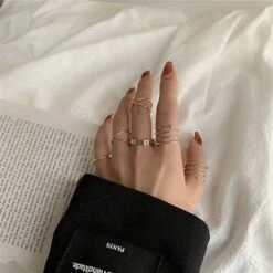 Mystique Geometric Ring Set -Gothic Clothing Store 3 f74d6ae3 e518 4f2e 8c99 b53e701df766