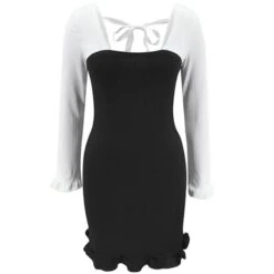 Secret Love Ruffle Mini Dress -Gothic Clothing Store 3 f86454da 221c 4d1b 83cd e0e77cb89463