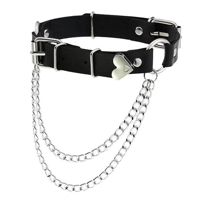 Bad Girl Gothic Choker Necklace 2 Bad Girl Gothic Choker Necklace - Image 2