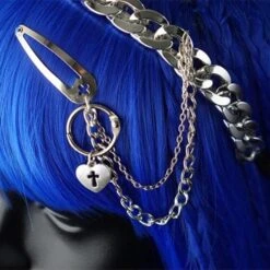 Silver Chain Link Headband -Gothic Clothing Store 4 0cf2e8c2 ab51 44c1 950d 6196f4a03bae