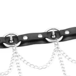 Chain Of Guilt Leather Choker -Gothic Clothing Store 4 13a8ac04 1696 41c1 ad74 5ce30c5e6205