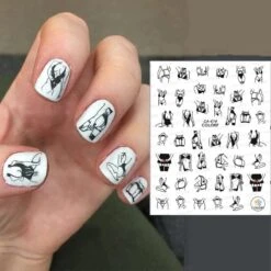 Abstract Girl Nail Stickers 17 Abstract Girl Nail Stickers -Gothic Clothing Store 4 2431237d 6699 47a1 a870 bbbdedf873d4