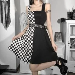 Two-Faced Plaid Sexy Dress -Gothic Clothing Store 4 25a25159 1ef2 4824 a5f2 4f0ccef29a9e