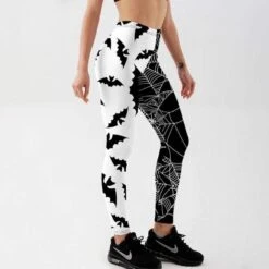 Bats & Webs Fitness Printed Leggings -Gothic Clothing Store 4 3856705f e8c6 48da 81e5 883e969189c8