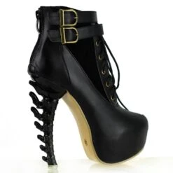 Gothic Punk Bone Heel Boots -Gothic Clothing Store 4 38da3095 3634 4092 962c 2642481e9671