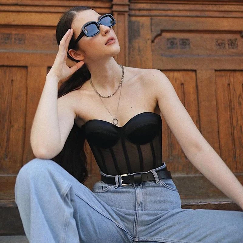 Black Magic Mesh Corset 6 Black Magic Mesh Corset - Image 6