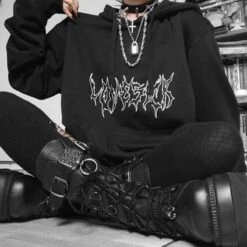 Lovesick Loose Hoodie -Gothic Clothing Store 4 3caf6403 5fd9 4d7c b760 78ac7a8e6eeb