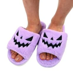 Haunted Pumpkin House Slippers -Gothic Clothing Store 4 44d1d755 8eff 418d a11a 8a94232da99e