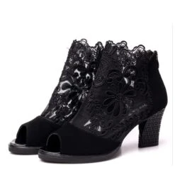 Chiffon Mesh Shoes -Gothic Clothing Store 4 4f45ed99 e1d2 4404 8a07 fdeb8fe3d5dc
