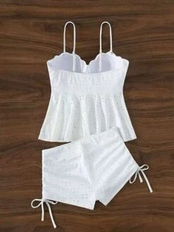 Eyelet Embrace High-Waist Tankini Set -Gothic Clothing Store 4 5cf57187 58ce 4dae 828d 81cb6c211a3e