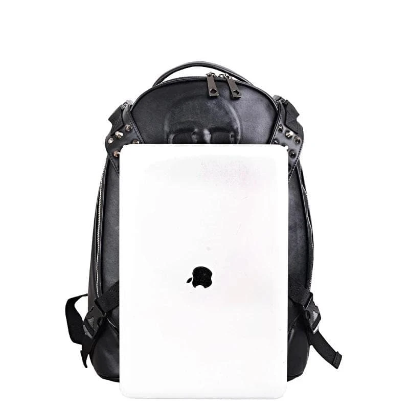 Faux Leather Travelers Skull Bag 7 Faux Leather Travelers Skull Bag - Image 7