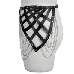 Katriona Leather Belt With Chains -Gothic Clothing Store 4 660544e1 64a8 4b24 94b4 6d007ddf7eda