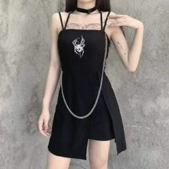 Reflective Death Crawler Mini Dress -Gothic Clothing Store 4 6aa880fc 67a5 456e b43d d49c23dab562
