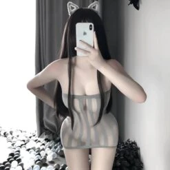 Angel Of Fire Tube Sheer Bodystocking -Gothic Clothing Store 4 6c52c5a0 f532 43a5 845e bffab02e1d51