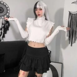 Fleurdelice Turtleneck Crop Top -Gothic Clothing Store 4 7021c0d4 23de 409d bbe8 55dd870f2d13