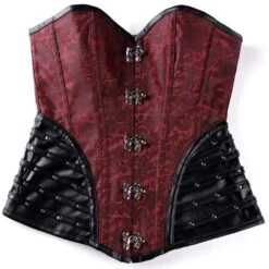 Faux Leather Red Punk Corset -Gothic Clothing Store 4 8f9d4edf 5c81 430d 876a 4e8f4968ffd4