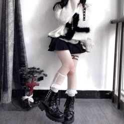 Cross The Line Off-Shoulder Sweater 11 Cross The Line Off-Shoulder Sweater -Gothic Clothing Store 4 9d4bd266 3a0e 4706 8bdf 4fa3fcdf314a