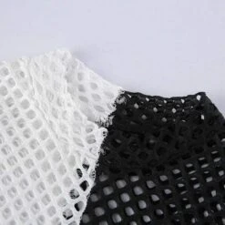 B&W Fishnet Sexy Crop Top -Gothic Clothing Store 4 ad273449 2d82 47a3 96f0 0d871e3861df