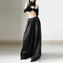 Sea Of Black Wide Leg Pants -Gothic Clothing Store 4 b10328de 5d9e 4abd 899f 59d83a8f95f0